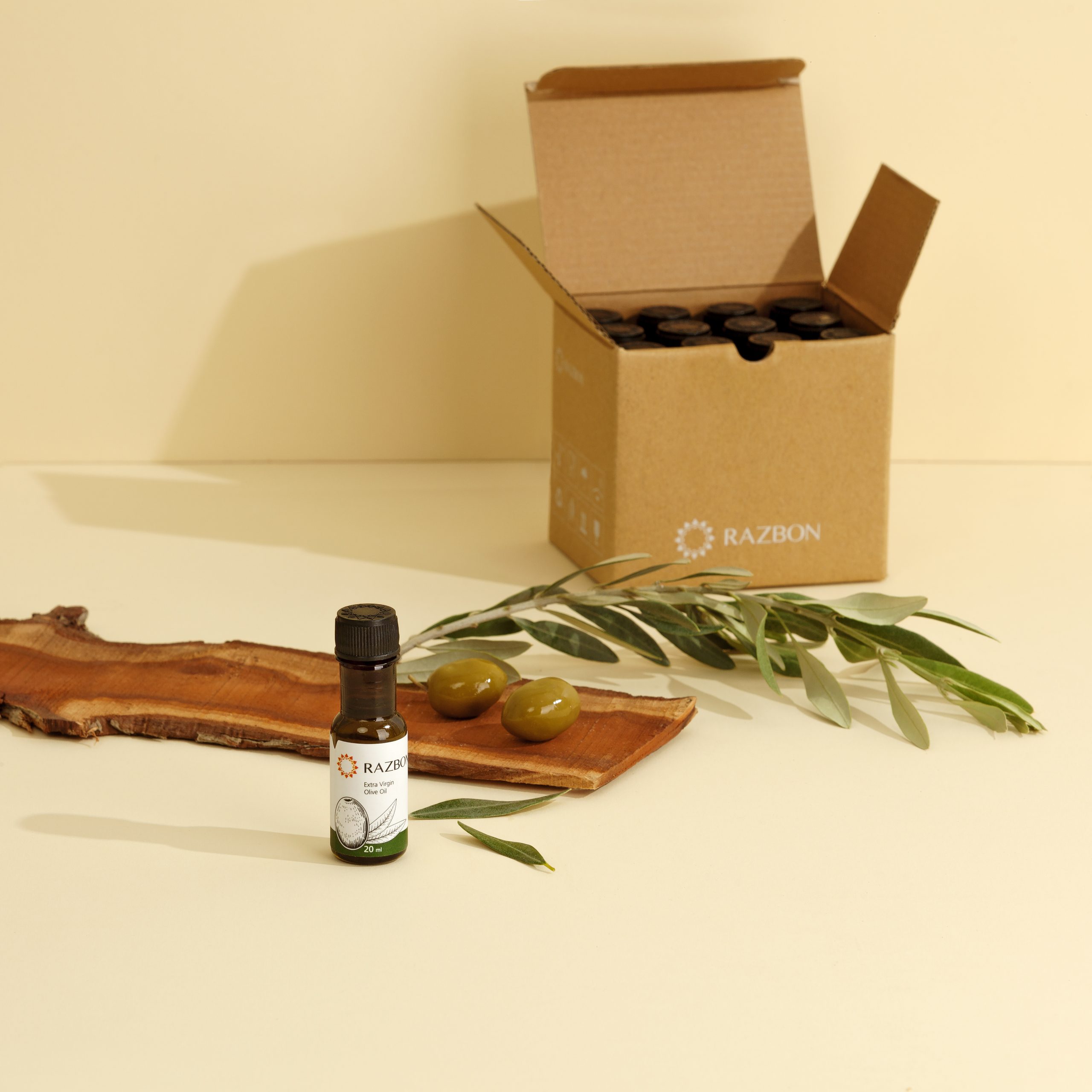 روغن زیتون طعم‌دار رزبن پک ۱۲ تایی