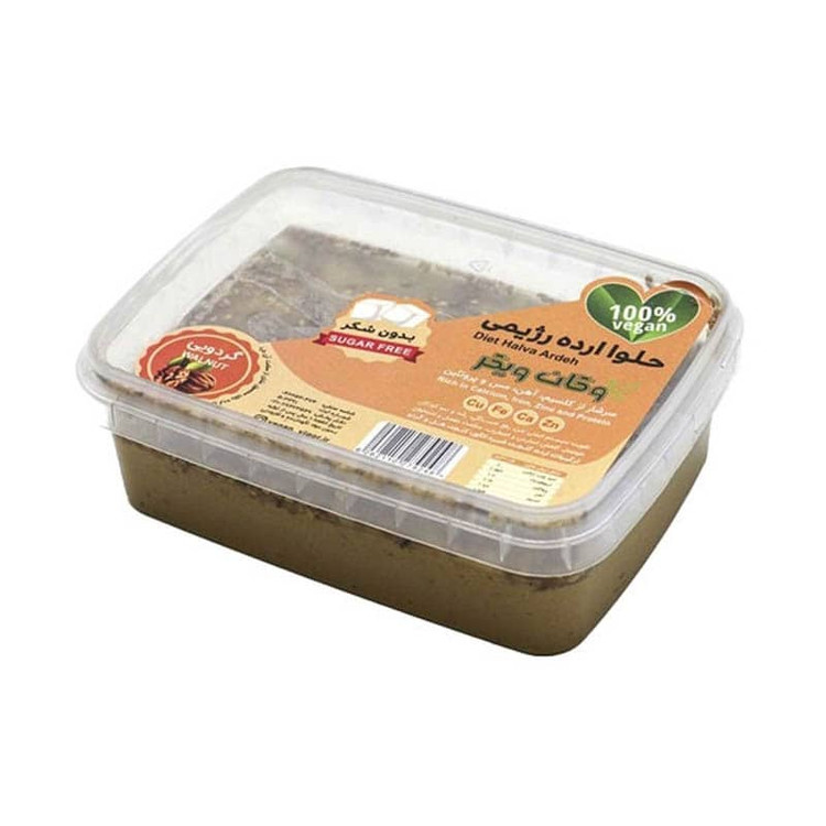 حلوا ارده رژیمی گردویی ۳۰۰ گرمی وگان ویگر