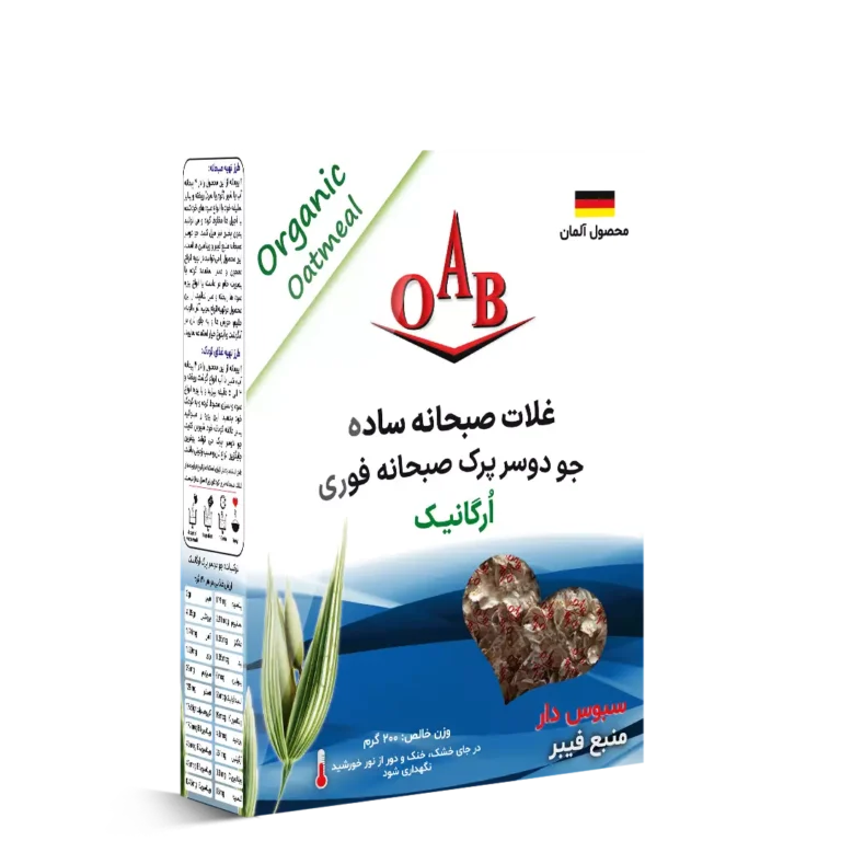 جو دو سر پرک صبحانه ارگانیک ۲۰۰ گرمی  OAB