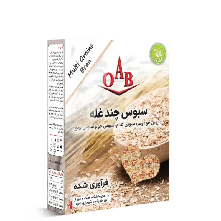 سبوس چند غله ۲۰۰ گرمی OAB