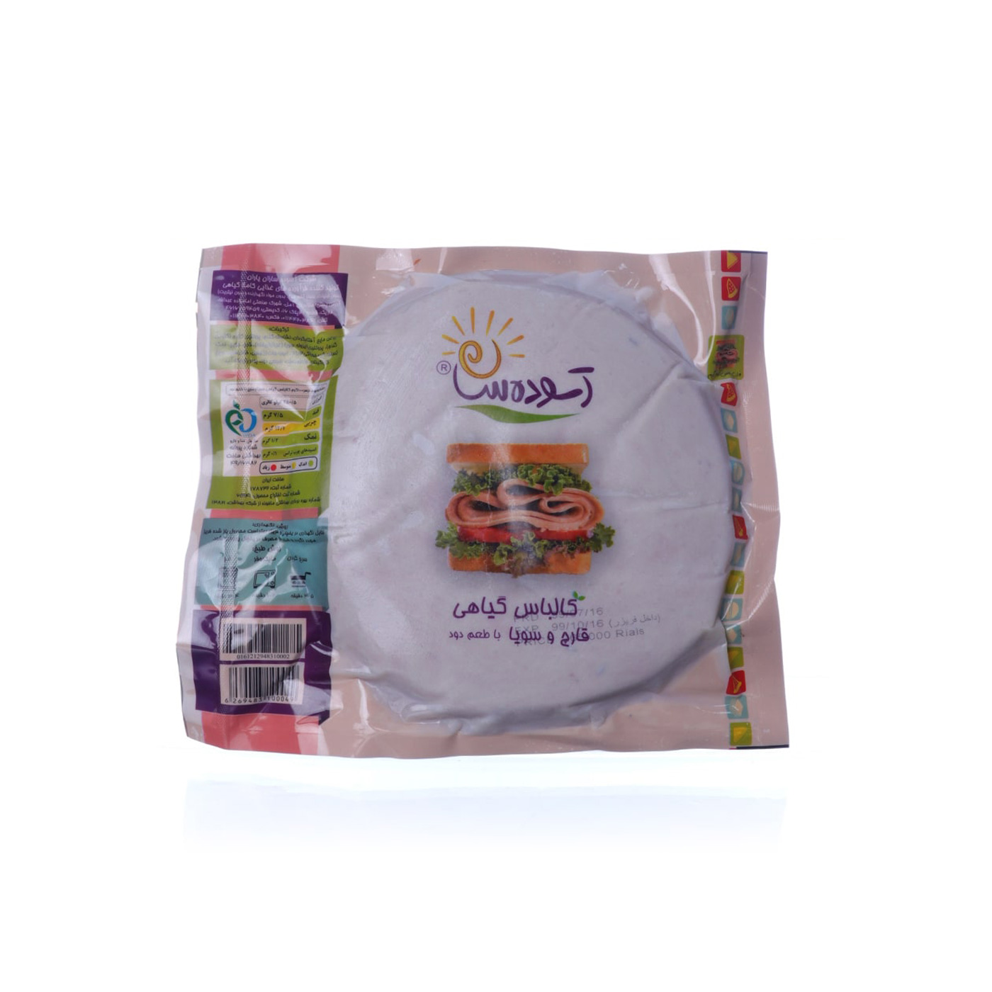 کالباس گیاهی قارچ و سویا آسوده‌سازان – ۳۵۰ گرم