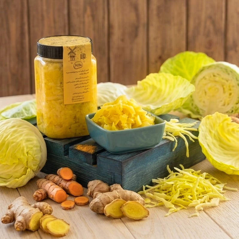 ساورکرات طلایی ۴۶۰ گرمی نونا