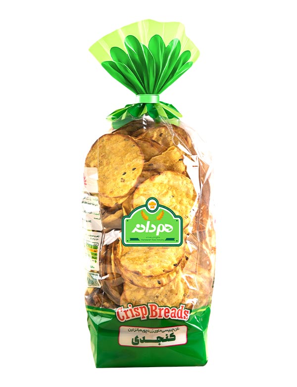 نان چیپسی کنجد